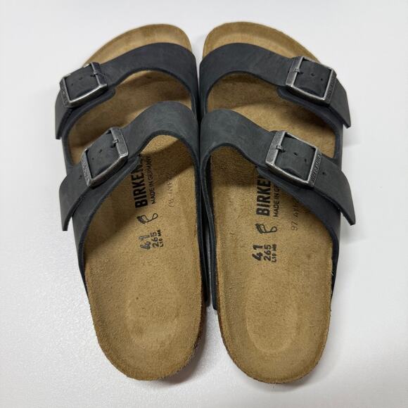 NIB • Birkenstock Arizona Waxy Leather Size: 41 L10/M8- Normal Width - Picture 4 of 8